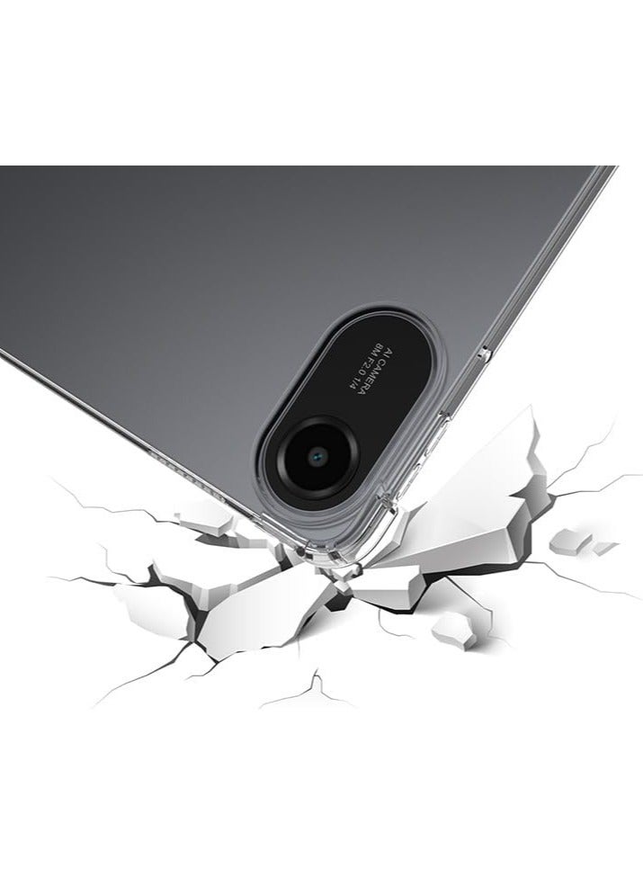 حافظة شفافة متوافقة مع جهاز Redmi Pad 2 (11 بوصة) 2025 - حماية مرنة ناعمة ودائمة من السيليكون المطاطي TPU للجزء الخلفي - Image 3